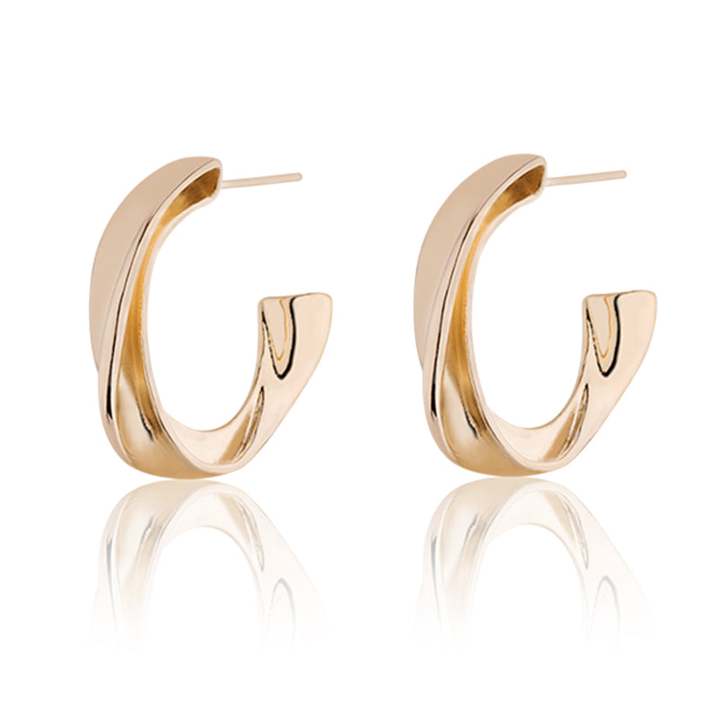 Lood Hoop Earring gold plated