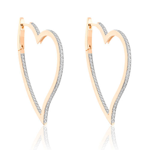 Heart Hoop Earring