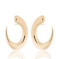 Gold hoop earring 