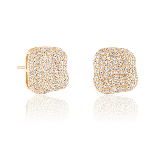 Maya Medium Zirconia Stud Earring