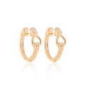 Liana Knot Hoop Earring