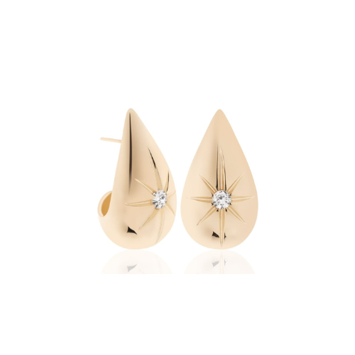 Drop Star Stud Earring