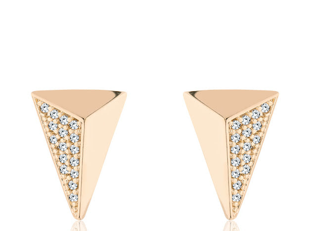 Vivian Gold Triangule Earring small