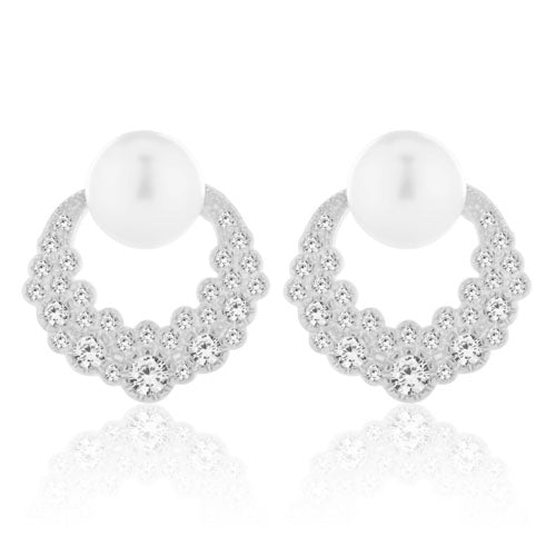 Mademoiselle Small Pearl Stud Earring