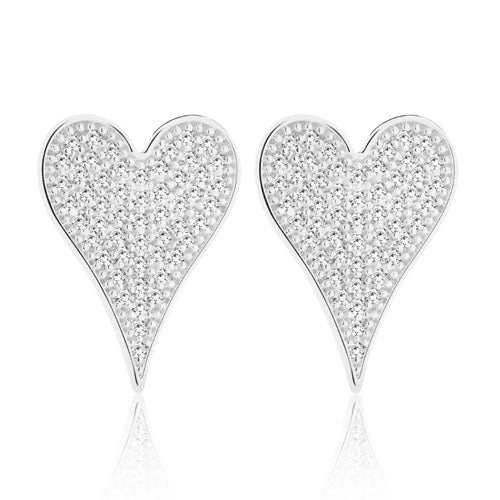 Small Heart Zirconia  Necklace