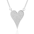 Heart Medium Zirconia Necklace